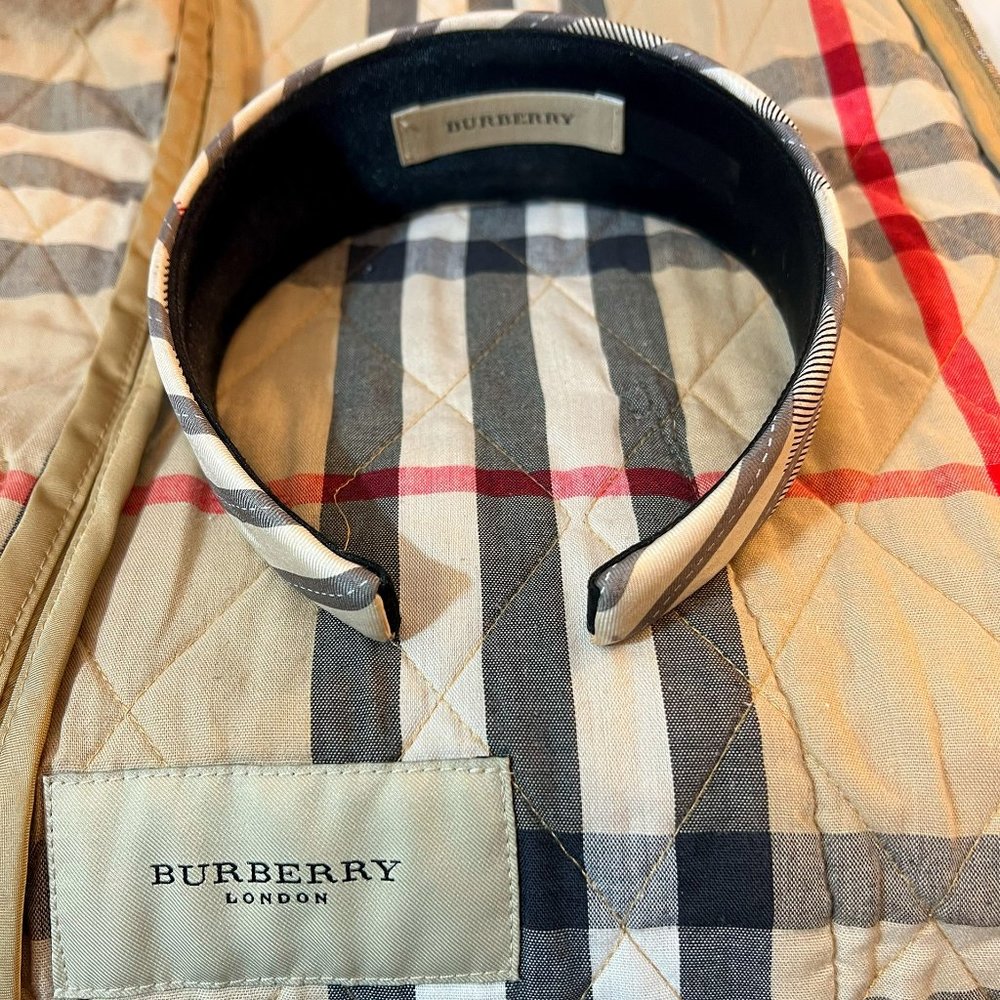 Silk Burberry Plaid Check Pattern Headband – Only $135 + Free Shipping